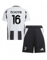 Juventus Weston McKennie #16 Domácí dres pro děti 2024-25 Krátký Rukáv (+ trenýrky)